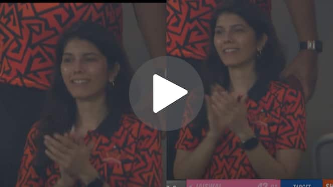 [Watch] Kavya Maran Graces Chepauk With Her 'Killer Smile' As Shahbaz Ends Jaiswal's Stay